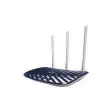 Ruteador Inalambrico Tp-link Archer-c20w Ac1200, 4 Antenas, Doble Banda (2,4 Ghz/5 Ghz), Wi-fi 4 (802.11n), 433 Mbit/s, Negro, Plata,